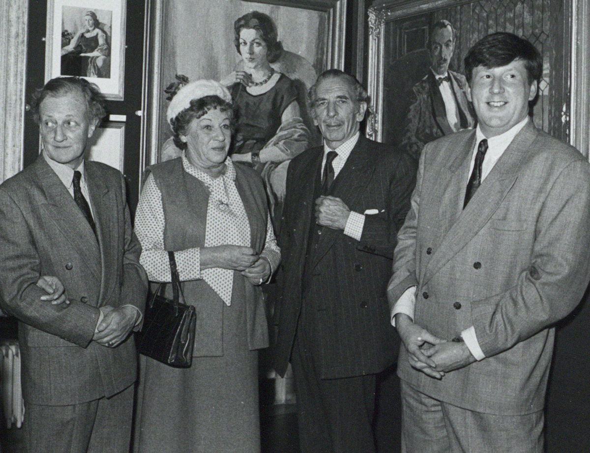 Robert Meyrick, Madeline and Berkeley Chapple-Gill and Liam Hanley 1991